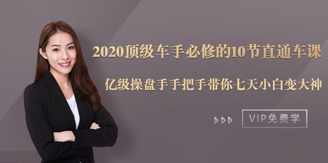 2020顶级车手必修的10节直通车课：亿级操盘手手把手带你七天小白变大神-大东资源库