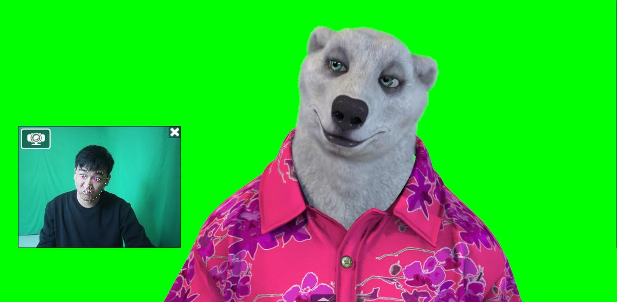 实时直播换脸卡通形象出镜，卡通形象面部捕捉(软件＋教程)-大东资源库