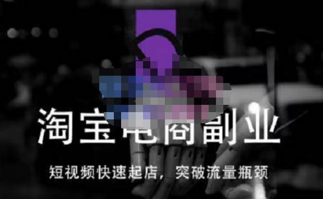 蓝Sir派·淘宝短视频快速起店，替代传统搜索方式，学会做一个不一样的淘宝店-大东资源库