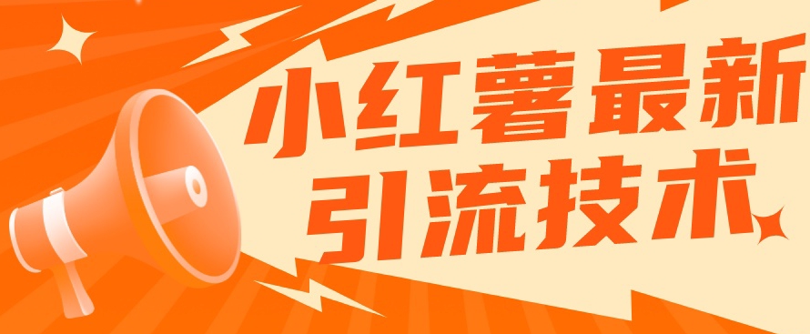 小红书最新引流技术，真正实现解放双手暴力引流-大东资源库
