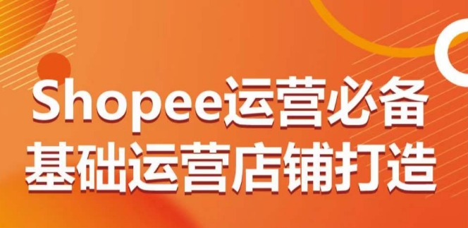 Shopee运营必备基础运营店铺打造，多层次的教你从0-1运营店铺-大东资源库