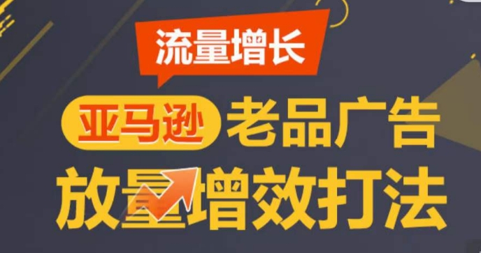 亚马逊流量增长-老品广告放量增效打法，循序渐进，打造更多TOP listing​-大东资源库