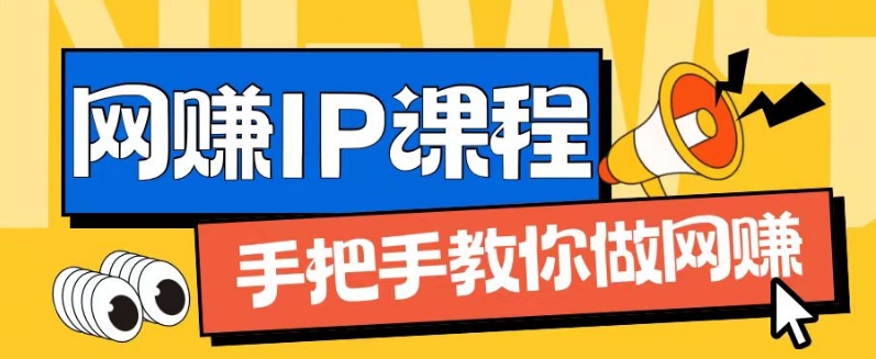 ip合伙人打造1.0，从0到1教你做网创，实现月入过万【揭秘】-大东资源库