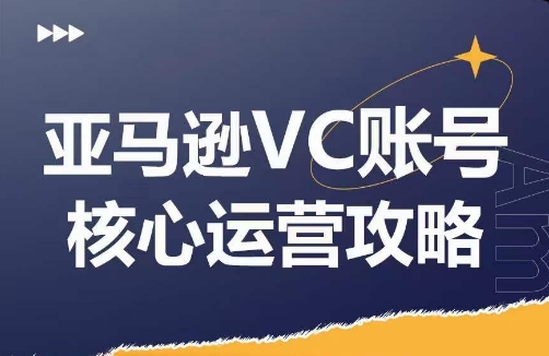 亚马逊VC账号核心玩法解析，实战经验拆解产品模块运营技巧，提升店铺GMV，有效提升运营利润-大东资源库