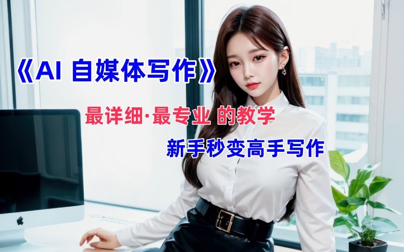 AI自媒体文章创作全网最详细教程，新手秒变写作高手，多方位发展-大东资源库