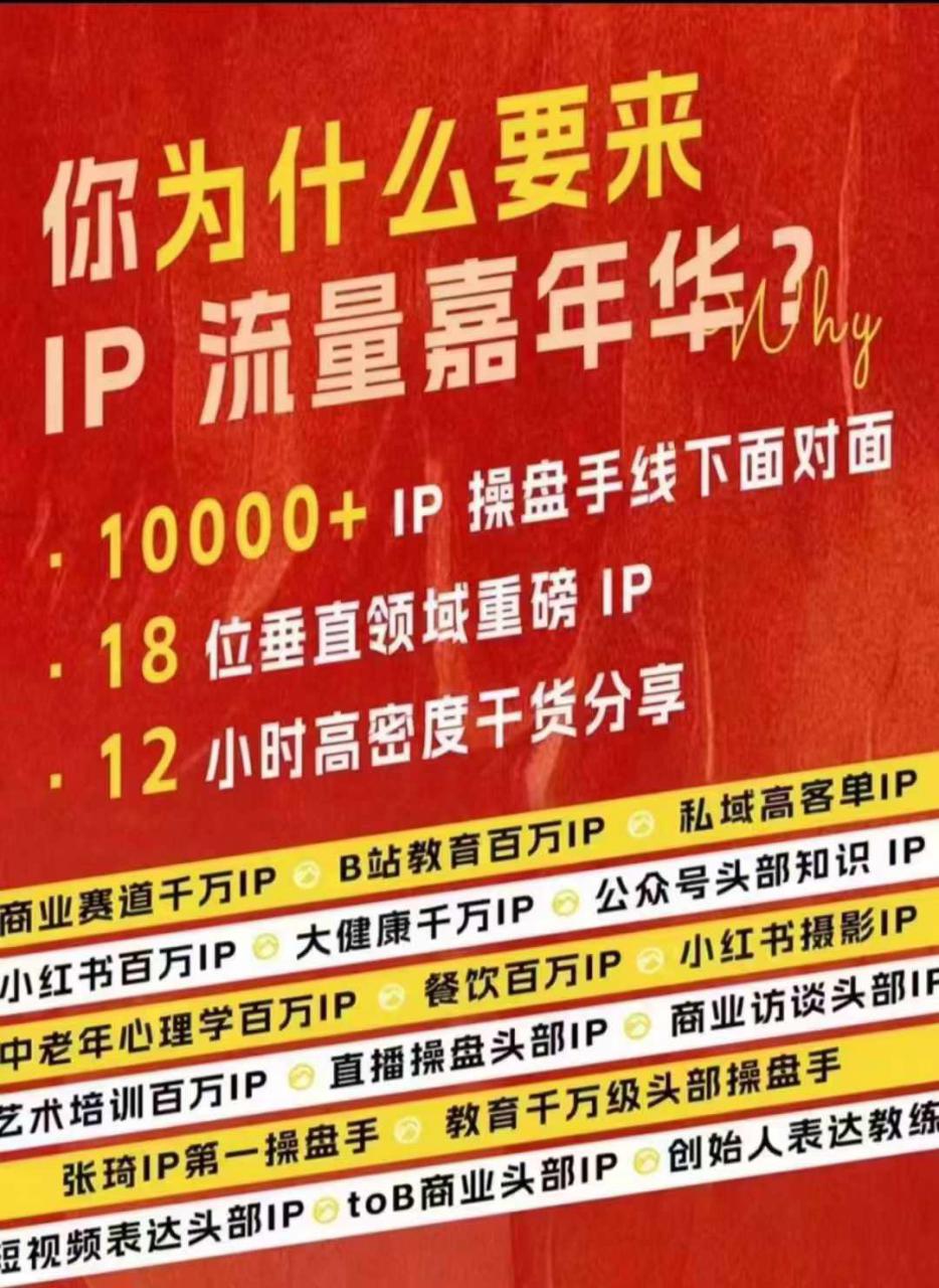 群响IP流量嘉年华，​现场视频+IP江湖2024典藏版PPT-大东资源库