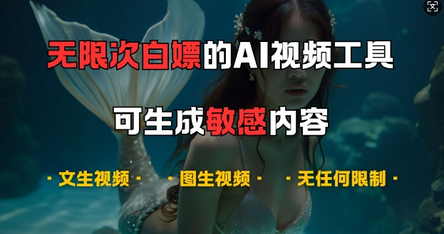 超强大的AI视频工具，可免费无限次白嫖，无任何限制，支持创作音乐，文生视频，图生视频【揭秘】-大东资源库