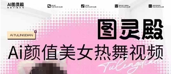 全网首发，原价988图灵殿AI颜值美女热舞视频，云端生图，轻松过原创-大东资源库