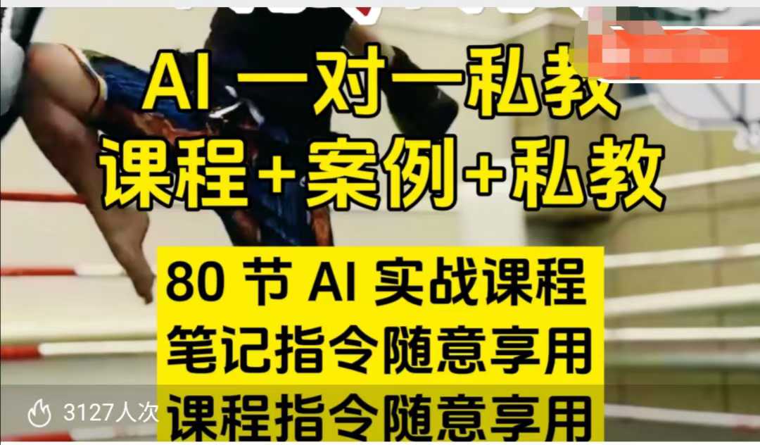 AI指令实战课，课程+案例，80节AI实战课程，笔记指令随意享用，课程指令随意享用-大东资源库
