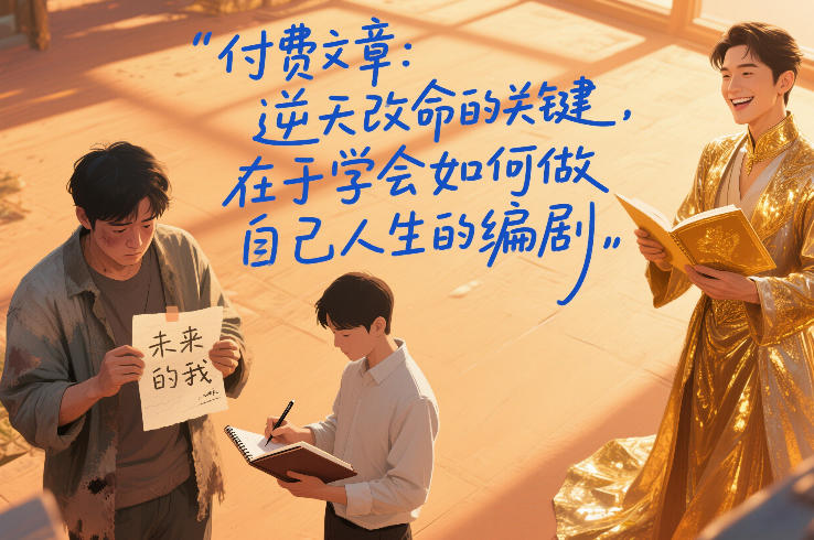 付费文章：逆天改命的关键，在于学会如何做自己人生的编剧-大东资源库