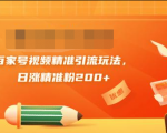 黄岛主引流课：百家号视频精准引流玩法，日涨精准粉200+-大东资源库