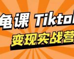 龟课·TikTok变现实战训练营线上第1期，多种变现模式，轻松赚美刀-大东资源库