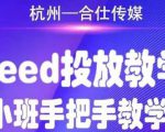 合仕传媒Feed投放教学，手把手教学，开车烧钱必须自己会-大东资源库