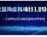黄岛主·淘宝蓝海虚拟项目3.0,小白宝妈零基础的都可以做到月入过万-大东资源库