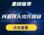 星哥抖音中视频计划:单号月入3万抖音中视频项目,百分百的风口项目-大东资源库