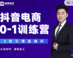 诸葛老王抖音电商0-1训练营，从0开始轻松破冷启动，引爆直播间-大东资源库