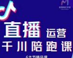 美尊-抖音直播运营千川系统课：直播​运营规划、起号、主播培养、千川投放等-大东资源库