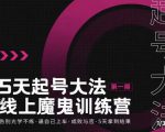 大播·五天起号魔鬼训练营，告别光学不练，逼自己上车，成败与否，5天拿到结果-大东资源库