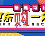 外面收费1980的最新京东无限一分购项目，一天轻松几百单（玩法+教程+软件）-大东资源库