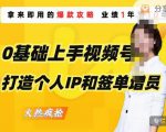 0基础上手视频号打造个人IP和签单增员，保险从业者即学即用的视频号爆款攻略，助你变现百万保费-大东资源库