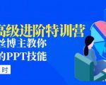 PPT高级进阶特训营：百万粉丝博主教你进阶你的PPT技能(98节课程+PPT素材包)-大东资源库