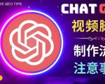 正确使用Chat GPT制作有价值的中文视频脚本，并在YouTube获利-大东资源库