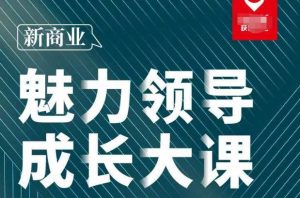 张琦·新商业魅力领导成长大课2023新版，高效管理必修课（30节）-大东资源库