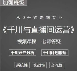 阳光哥·千川图文与直播间运营，从0开始走向专业，包含千川短视频图文、千川直播间、小店随心推-大东资源库