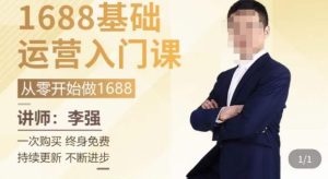 1688运营基础入门系统课，​20课时带你系统性解析1688运营-大东资源库