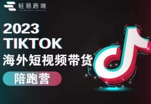 2023TikTok海外短视频带货陪跑营，从TK小白到TK高阶短视频运营快速变身优质带货达人-大东资源库