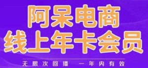 阿呆电商线上年会员，阿呆电商干货分享（更新中）-大东资源库