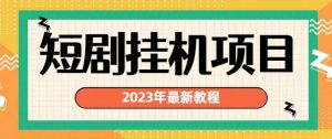 2023年最新短剧挂机项目，暴力变现渠道多【揭秘】-大东资源库