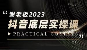 蟹老板·2023抖音底层实操课，打造短视频的底层认知-大东资源库