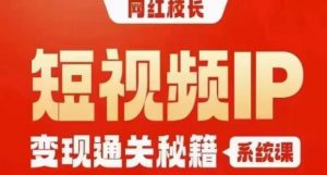 网红校长短视频IP变现通关秘籍｜系统课，产品篇，短视频篇，商业篇，私域篇，直播篇-大东资源库