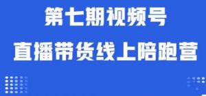 视频号直播带货线上陪跑营第七期：算法解析+起号逻辑+实操运营-大东资源库