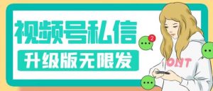 视频号暴力私信升级版，引流精准效果炸裂（教程+脚本）【揭秘】-大东资源库