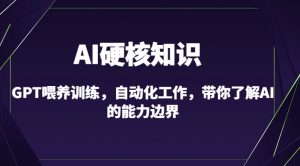 AI硬核知识-GPT喂养训练，自动化工作，带你了解AI的能力边界（10节课）-大东资源库