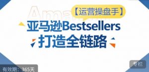 运营操盘手！亚马逊Bestsellers打造全链路，选品、Listing、广告投放全链路进阶优化-大东资源库