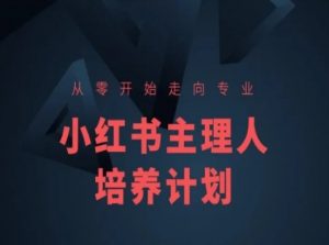 小红书课程简化版，从零开始走向专业，小红书主理人培养计划-大东资源库