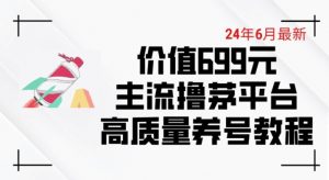6月最新价值699的主流撸茅台平台精品养号下车攻略【揭秘】-大东资源库