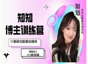 IP博主打造特训课，0基础也能做自媒体-大东资源库