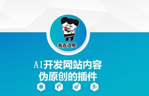 AI开发网站内容伪原创的插件，从零开始手把手教学-大东资源库