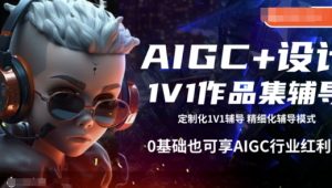 AIGC+设计1V1作品集辅导，0基础也可享AIGC行业红利-大东资源库
