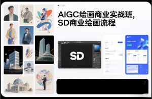 AIGC绘画商业实战班，SD商业绘画流程-大东资源库