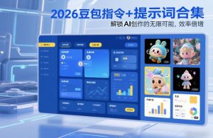 2026豆包指令+提示词合集，解锁AI创作的无限可能，效率倍增-大东资源库
