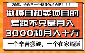 为什么卖项目能轻松月入10个W，而做项目却真正賺不到什么钱？原因竟然是这个！【揭秘】-大东资源库