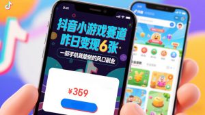 抖音小游戏赛道，昨日变现600+，零基础一部手机就能做的风口副业【揭秘】-大东资源库