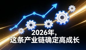 付费文章：2026年，这条产业链确定高成长-大东资源库